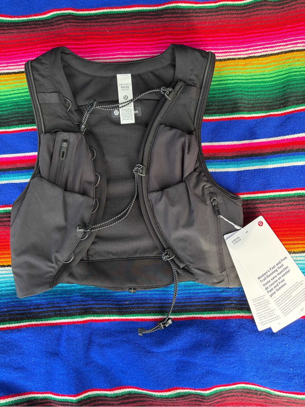 NWT Lululemon Fast & Free Trail Running Vest size XXS/XS